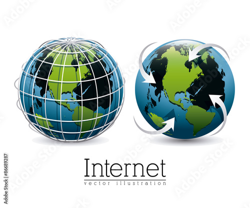 Internet icon design