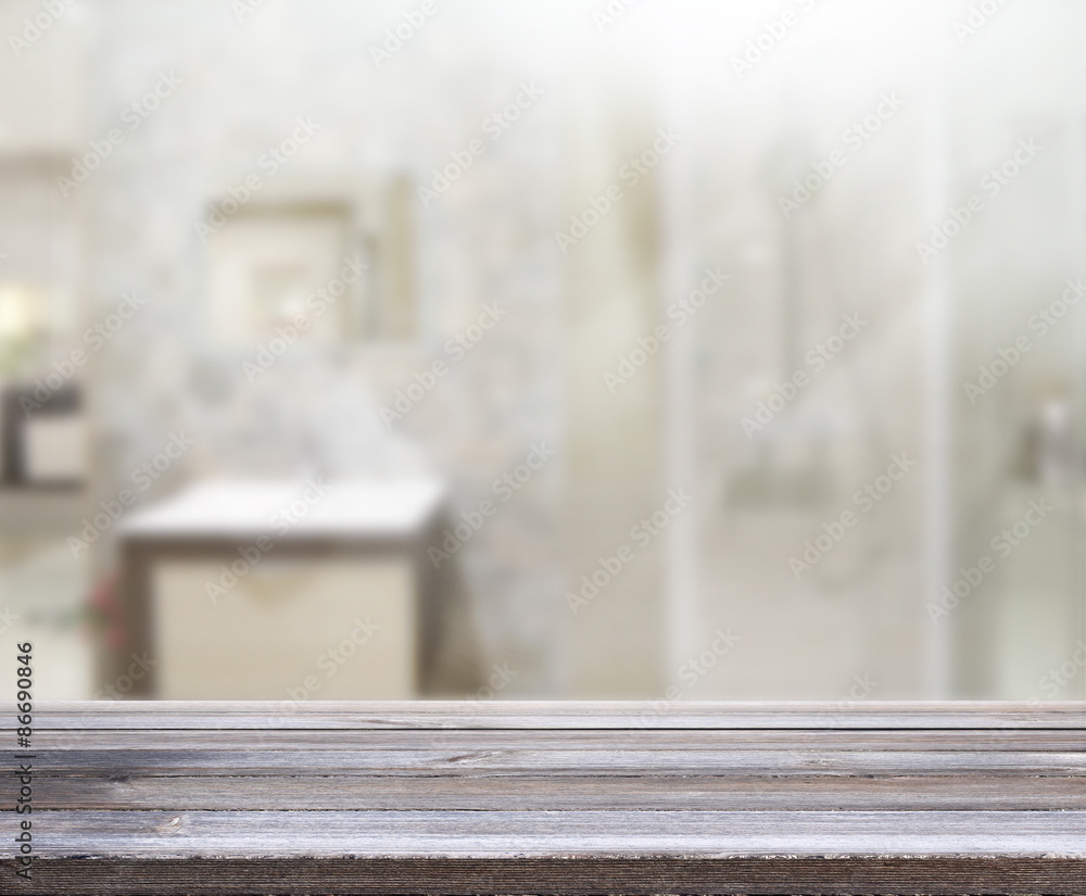 Table Top And Blur Interior Background Table Top And Blur Interior Background