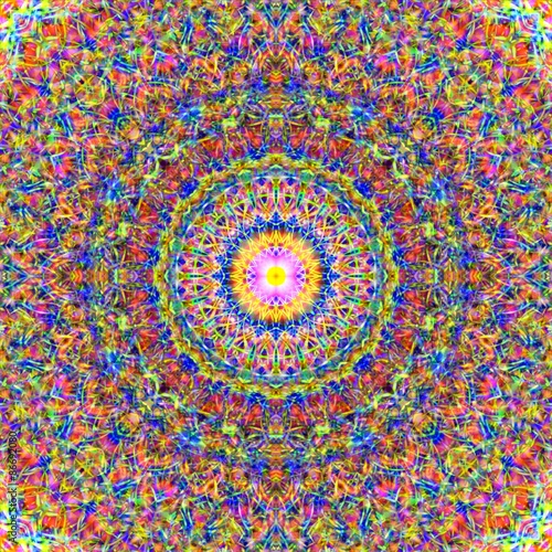 Complex Colorful Mandala Pattern