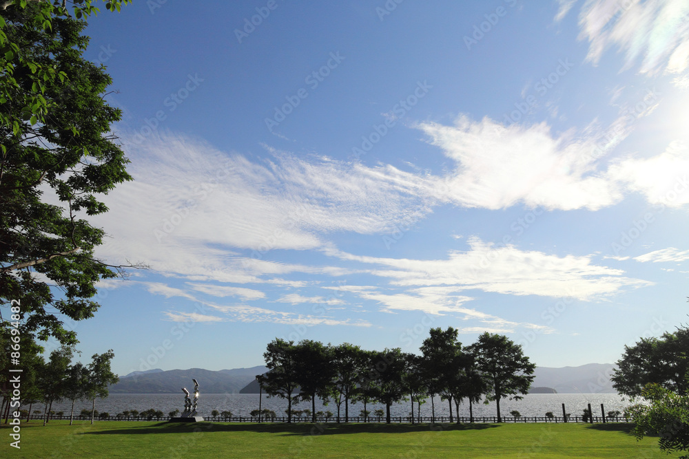 Obraz premium 夏の公園