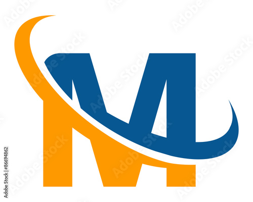 letter ring logo M