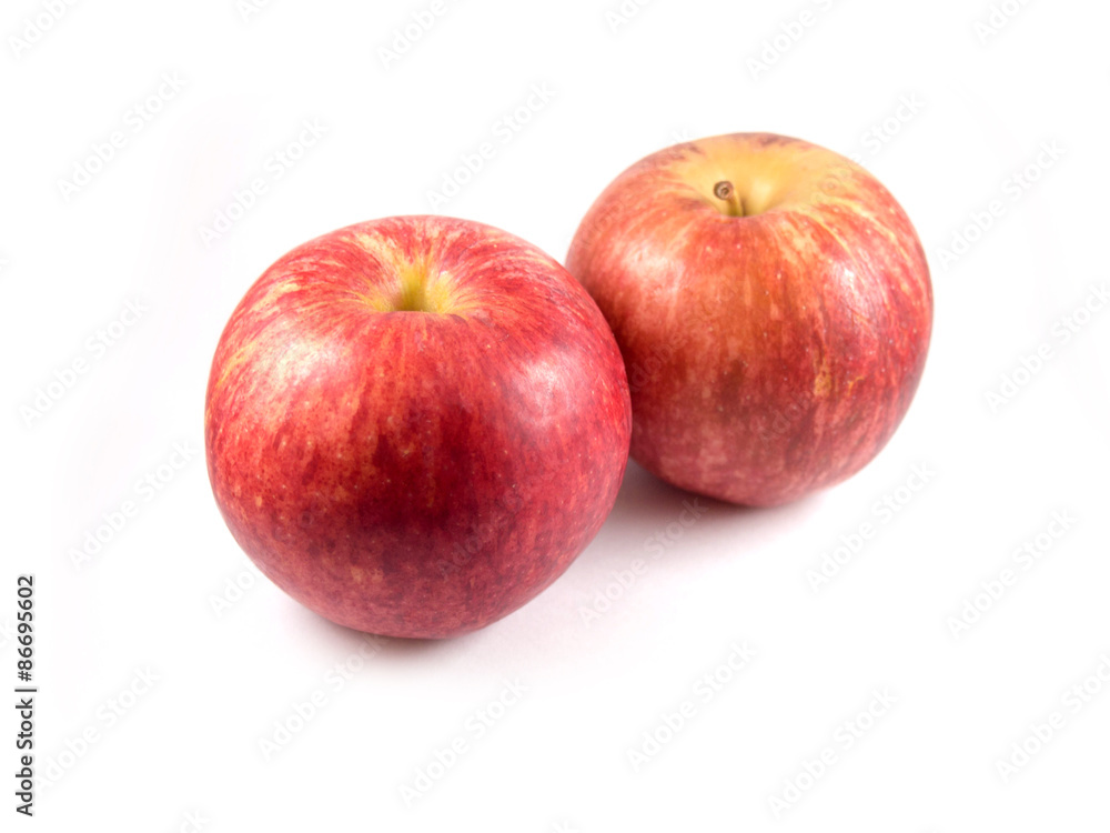 Fresh red apple isolated on white. With clipping path Fresh red apple isolated on white. With clipping path