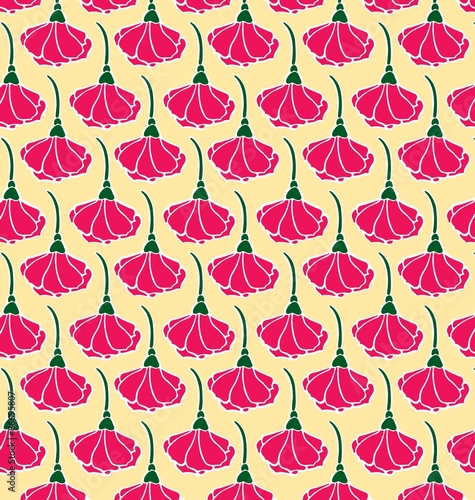 pattern of pink flowers