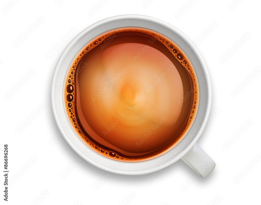 coffee and tea close-up isolated image coffee and tea close-up isolated image
