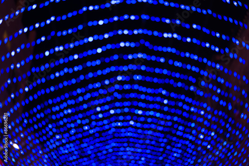 blue bokeh of light background