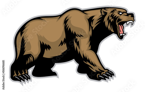 grizzly bear mascot