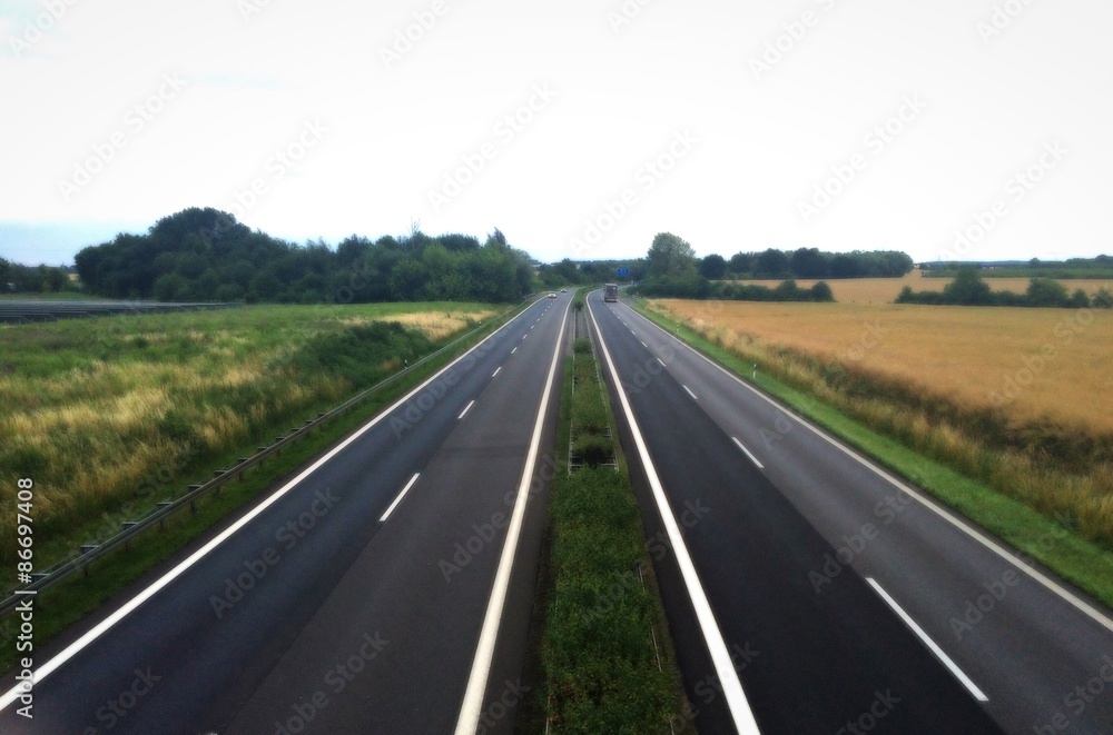 Naklejka premium Deutsche Autobahn