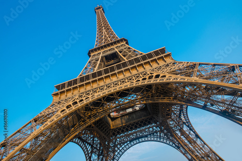 Eiffel Tower in daylight at paris,France