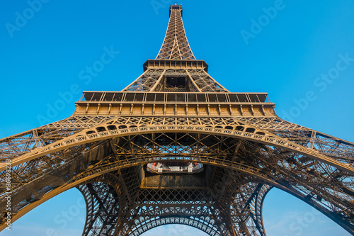 Eiffel Tower in daylight at paris France