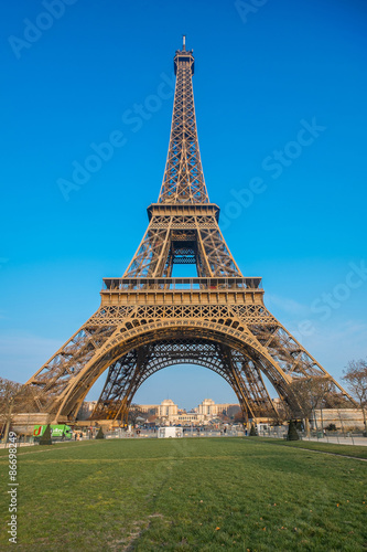 Eiffel Tower in daylight at paris,France