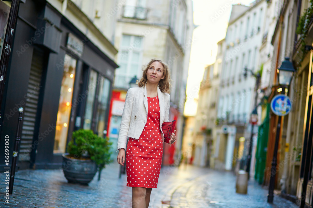 Beautiful young woman in Paris Beautiful young woman in Paris