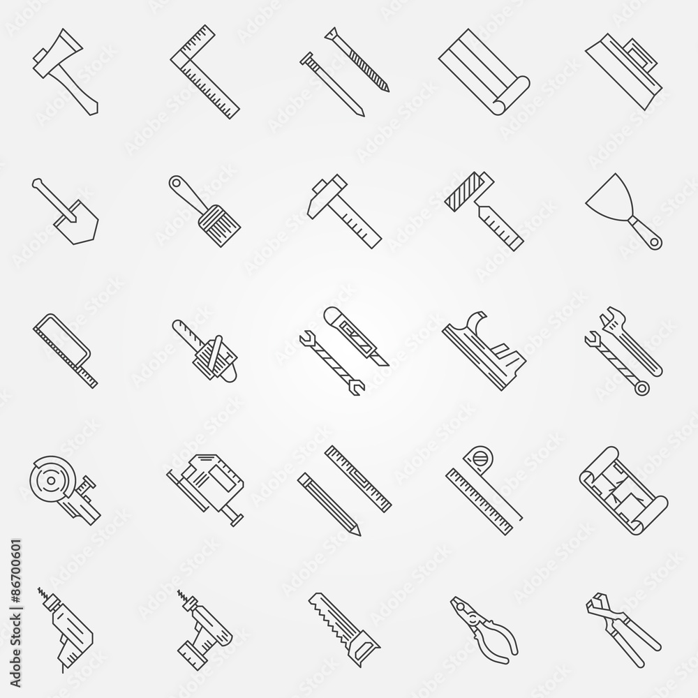 Work tools set Work tools set