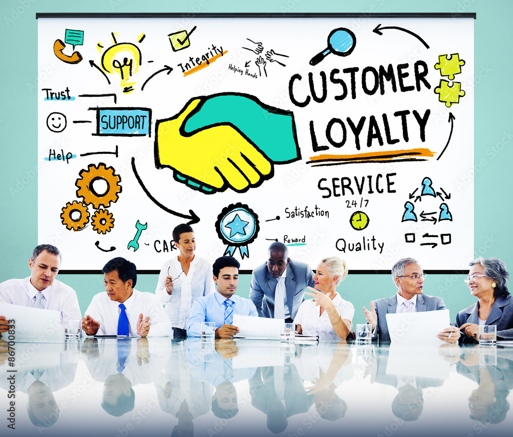 Customer Loyalty Satisfaction Support Strategy Service Concept Customer Loyalty Satisfaction Support Strategy Service Concept