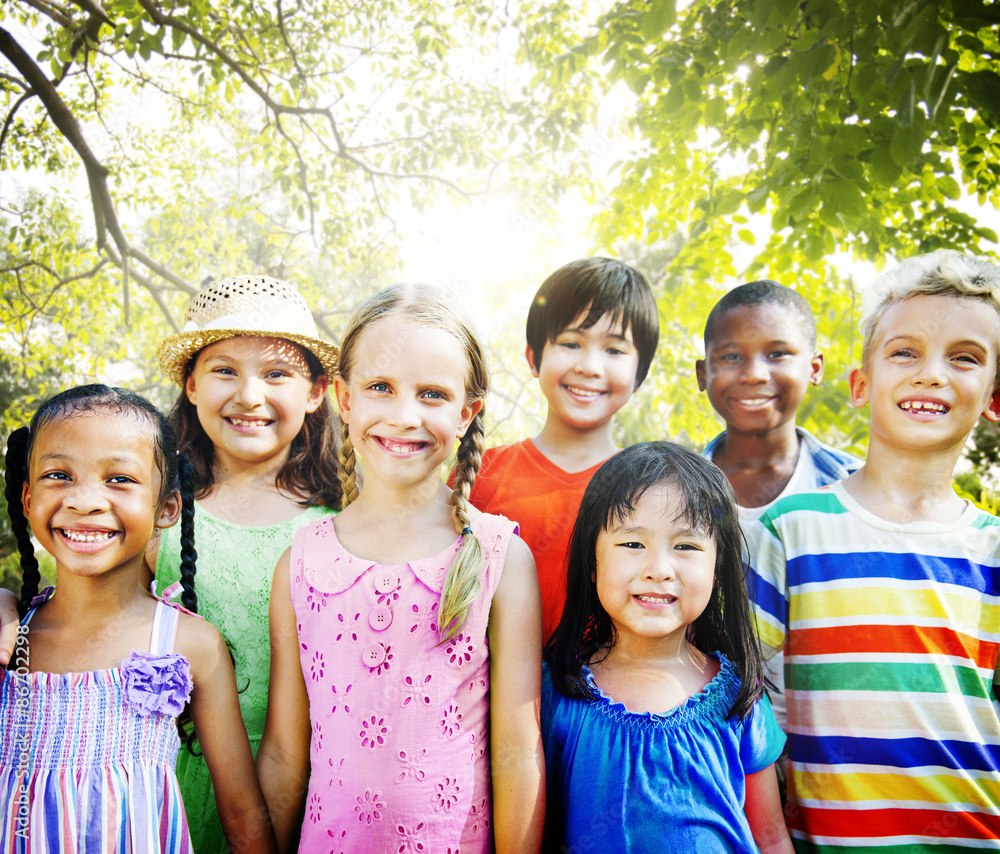 Obraz premium Children Friendship Togetherness Smiling Happiness