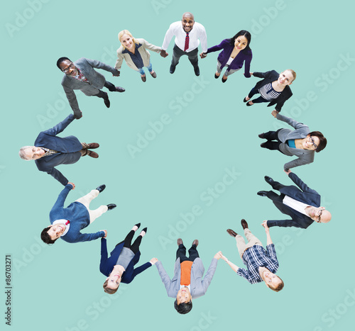 Team Corporate Togetherness Unity Connection Concept