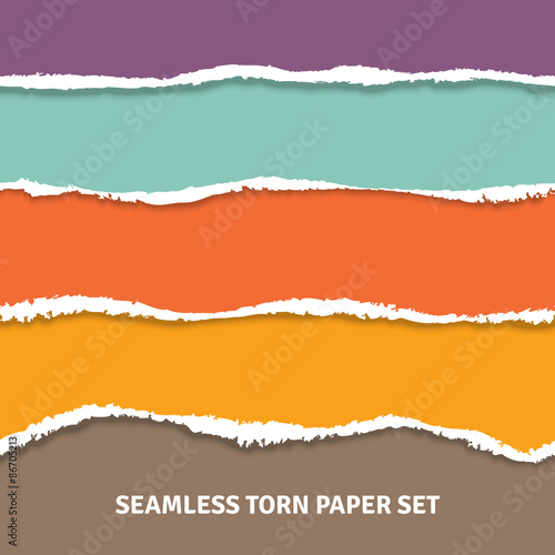 Seamless Torn Paper Concept