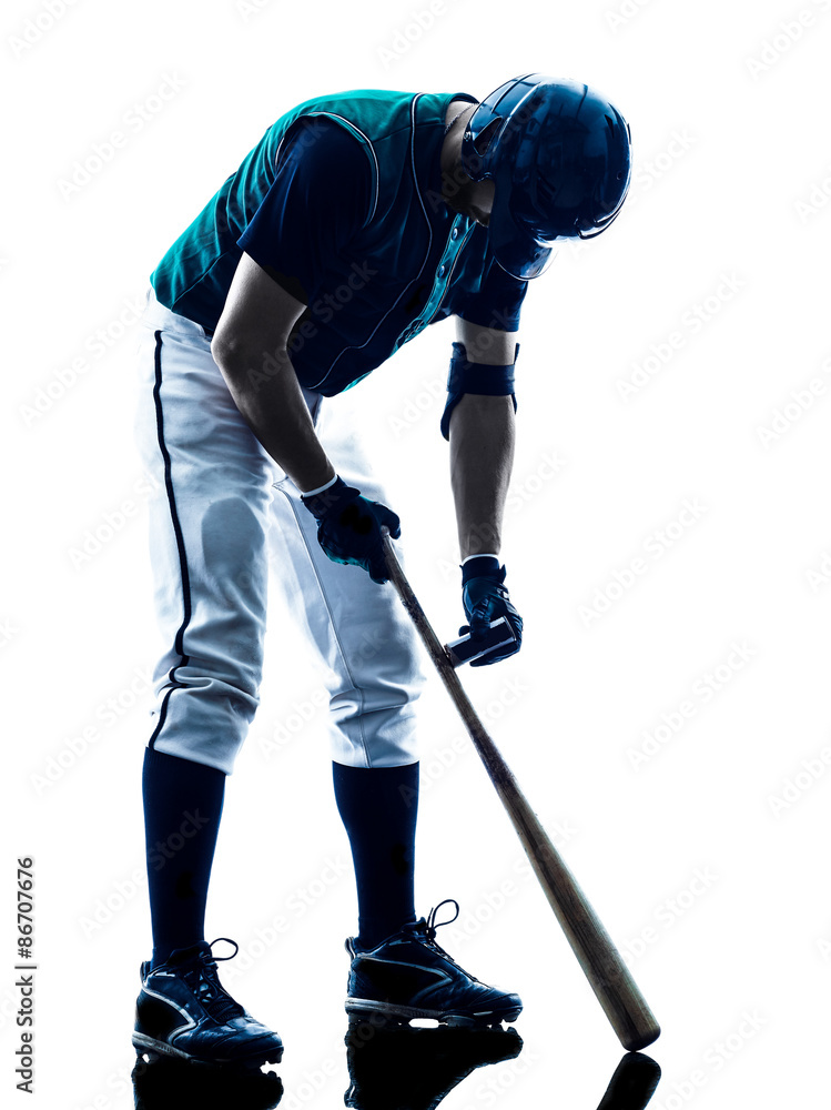 man baseball player silhouette isolated man baseball player silhouette isolated