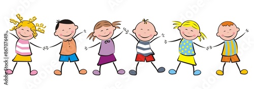 dancing children