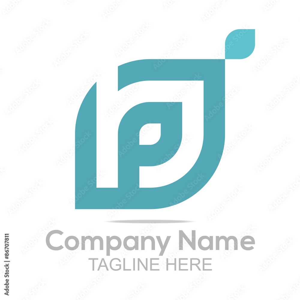 Logo Design Company Name Letter P Leaf Symbol Icon Abstract Vector Logo Design Company Name Letter P Leaf Symbol Icon Abstract Vector
