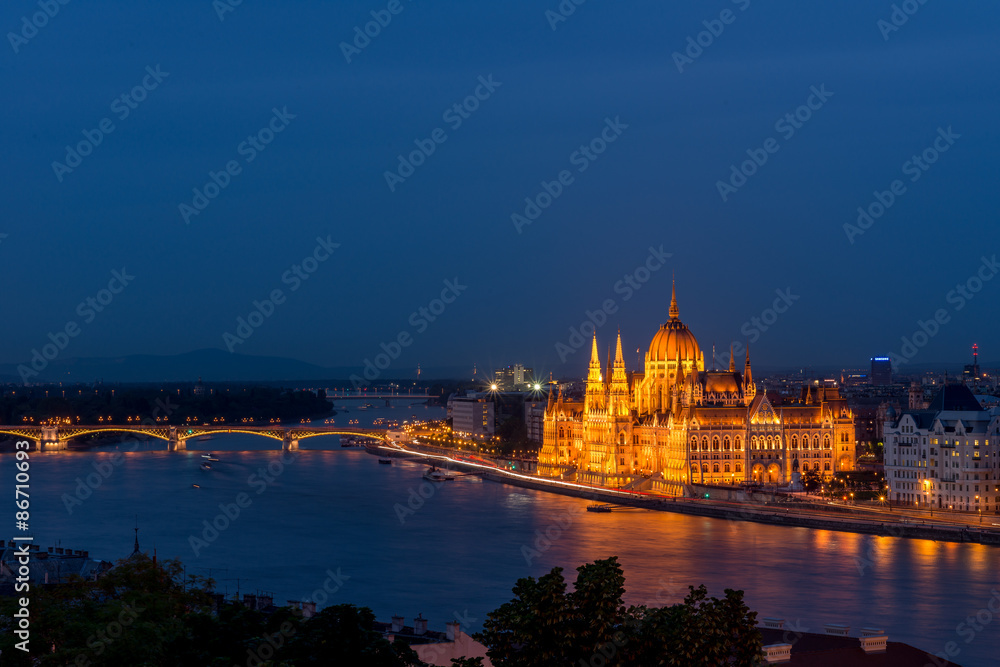 Fototapeta premium Hungarian parliament, Budapest
