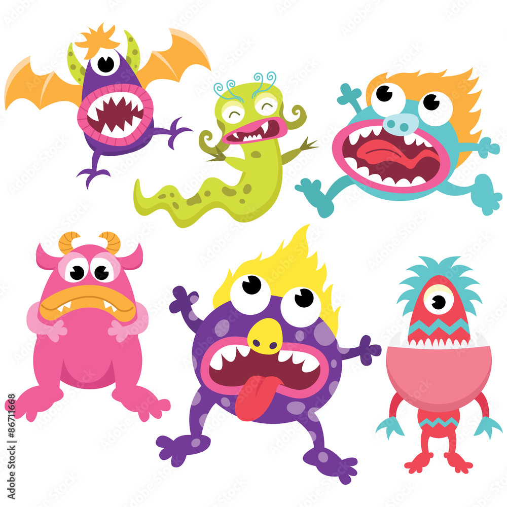 Silly Litter Monsters Set Silly Litter Monsters Set
