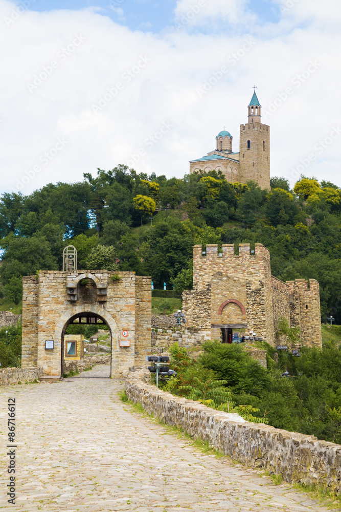 Obraz premium Tzarevetz fortress at Veliko Turnovo, Bulgaria.