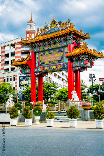 Dragon Gate of Chinatown, Bangkok Thailand