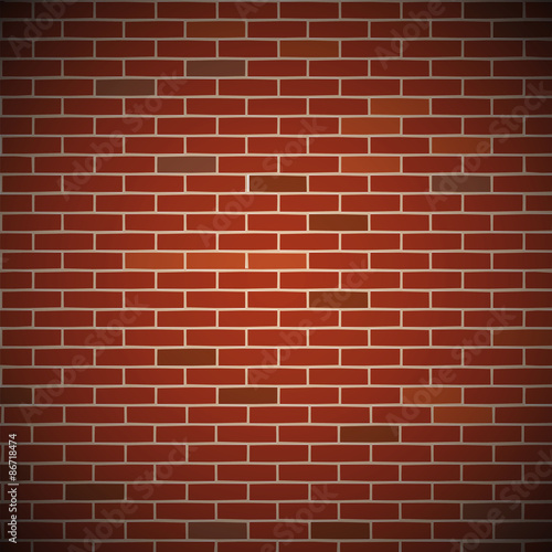 Vector brick wall