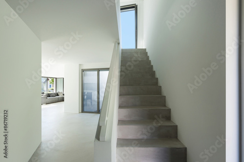 Interior, cement staircase