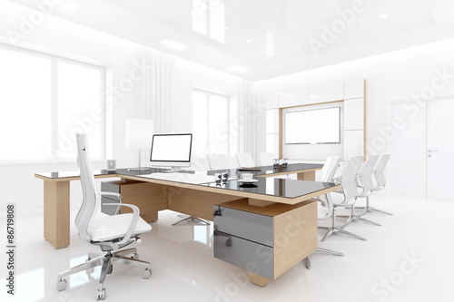 3d interior ofhead office © korisbo