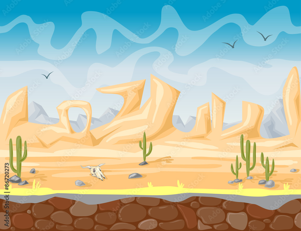 wild west cartoon background