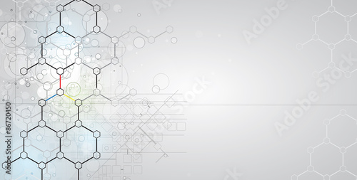 abstract technology background Business & development direction