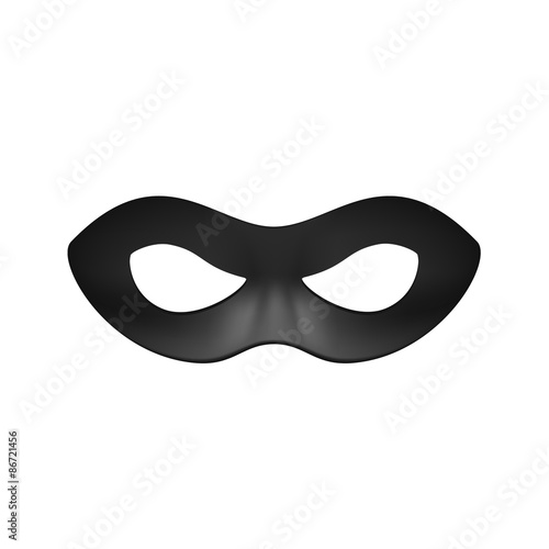 Eye mask in black design
