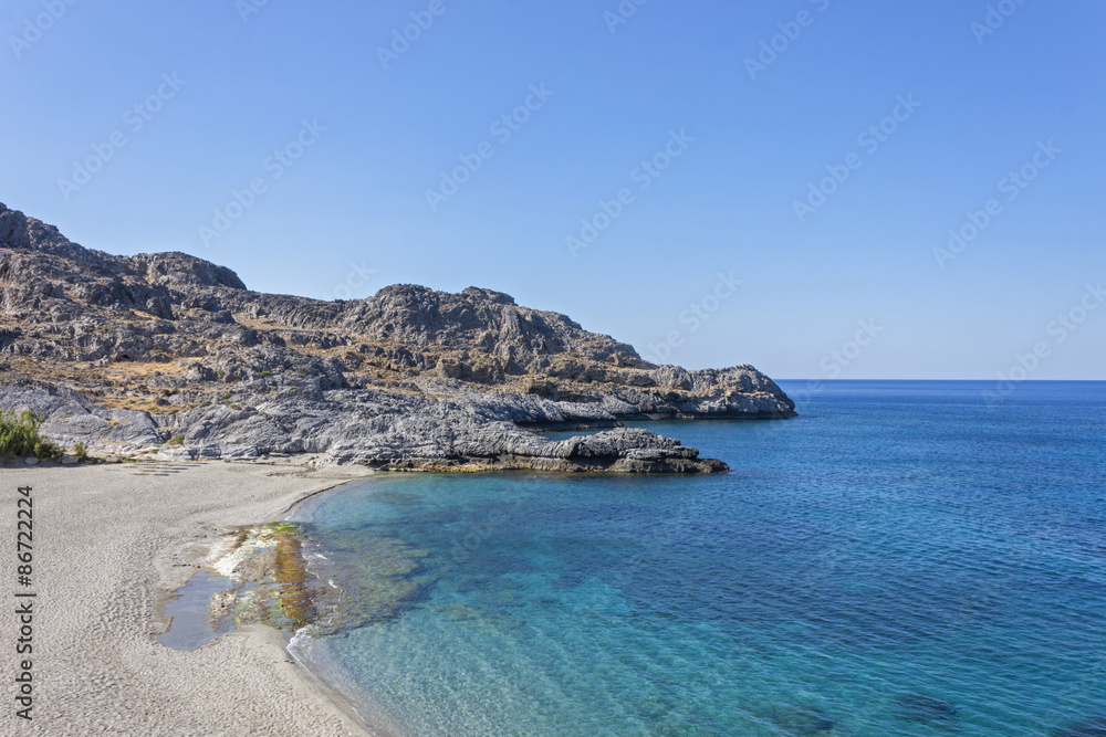 Bay near Plakias, Crete, Greece. Bay near Plakias, Crete, Greece.