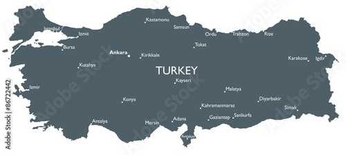 Turkey map