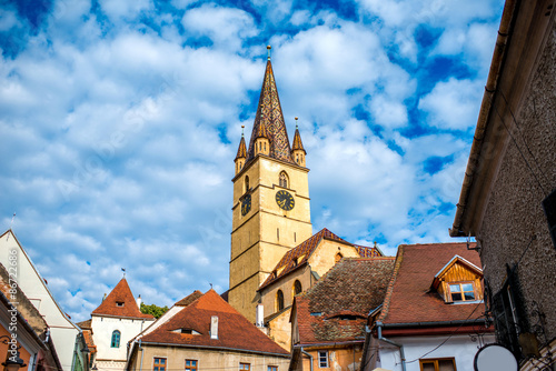 Lutheran cathedral in Sibiu city