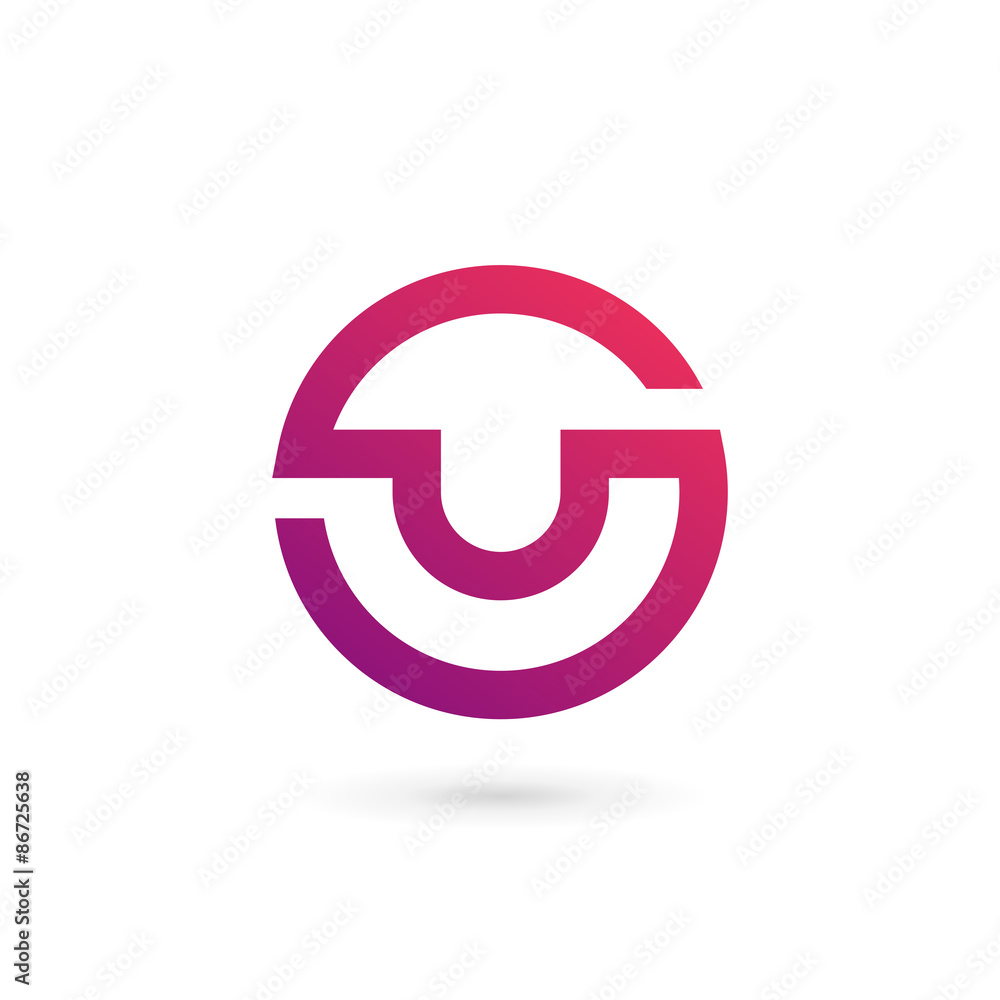 Letter U logo icon design template elements Letter U logo icon design template elements
