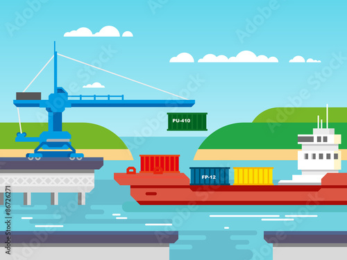 Cargo Freight Shipping by Water