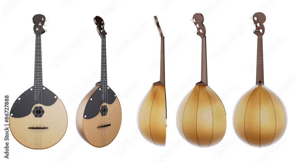 Fototapeta premium Stringed musical instrument Domra
