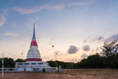 White Pagoda in the evening hours
