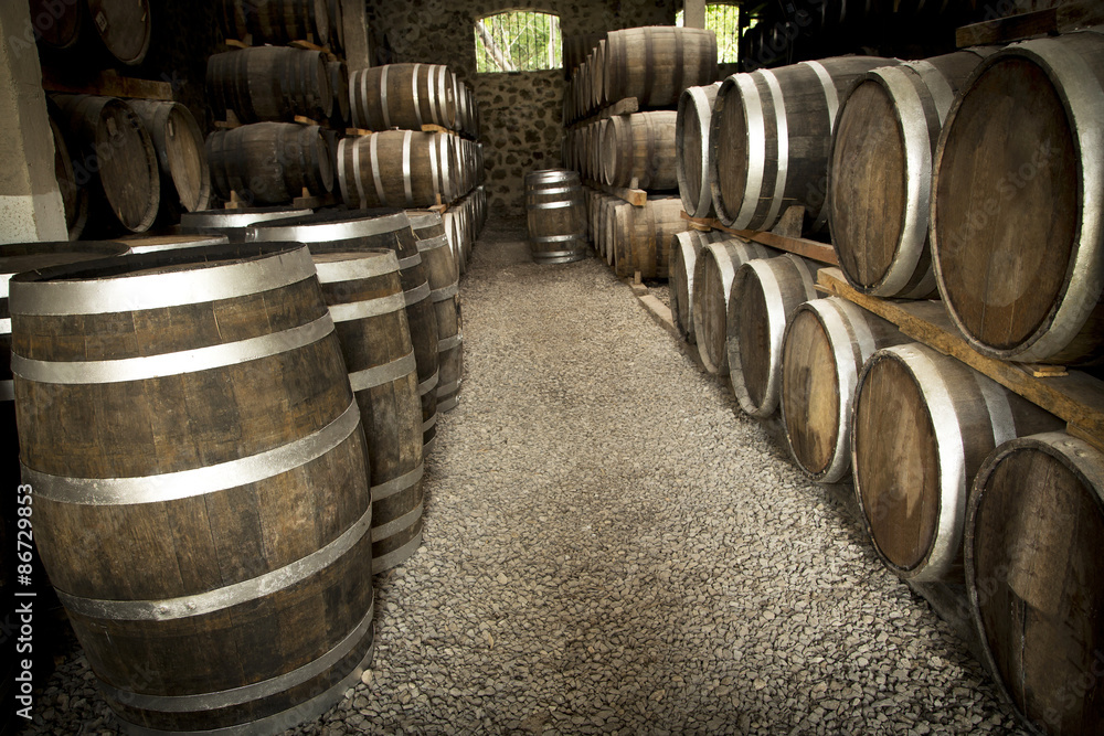 Wine barrels