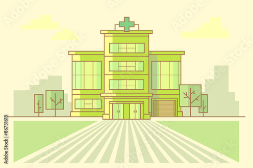 City hospital building