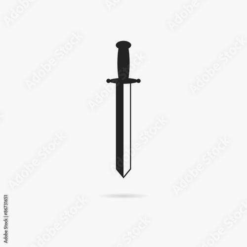 Simple sword icon.