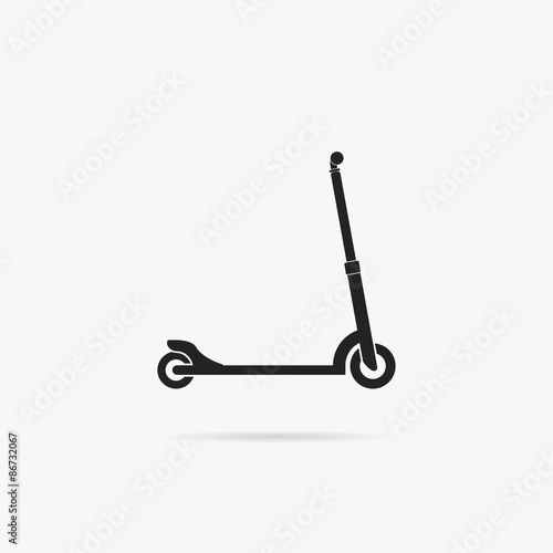 Simple icon scooter.