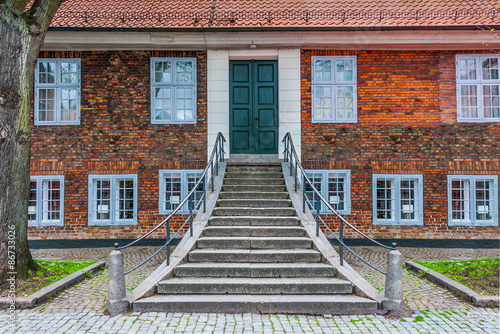 Eckernförde - Aufgang altes Rathaus