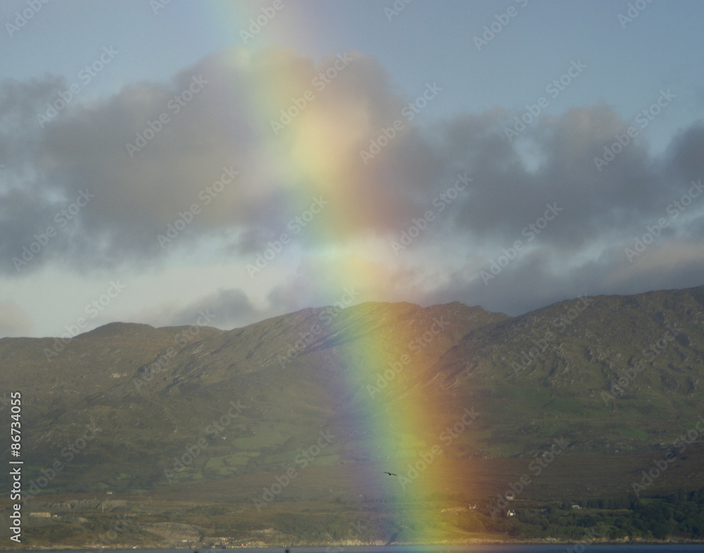 Rainbow across Bantry Bay