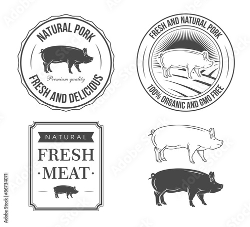Pork labels