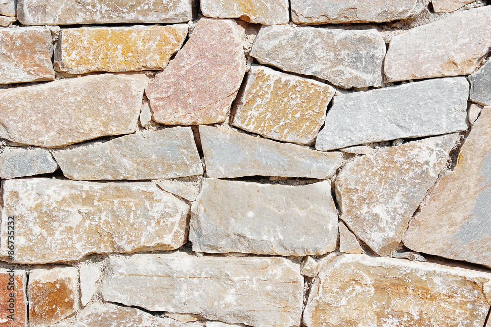 Obraz premium solid stone wall