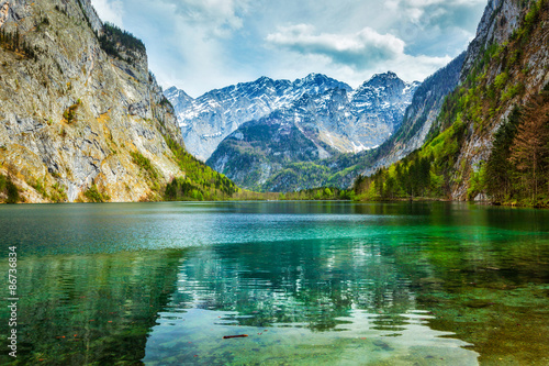 Obersee - mountain lake, Germany