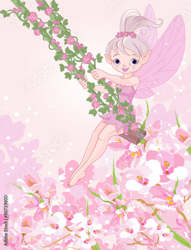 Pixy Fairy on a Swing
